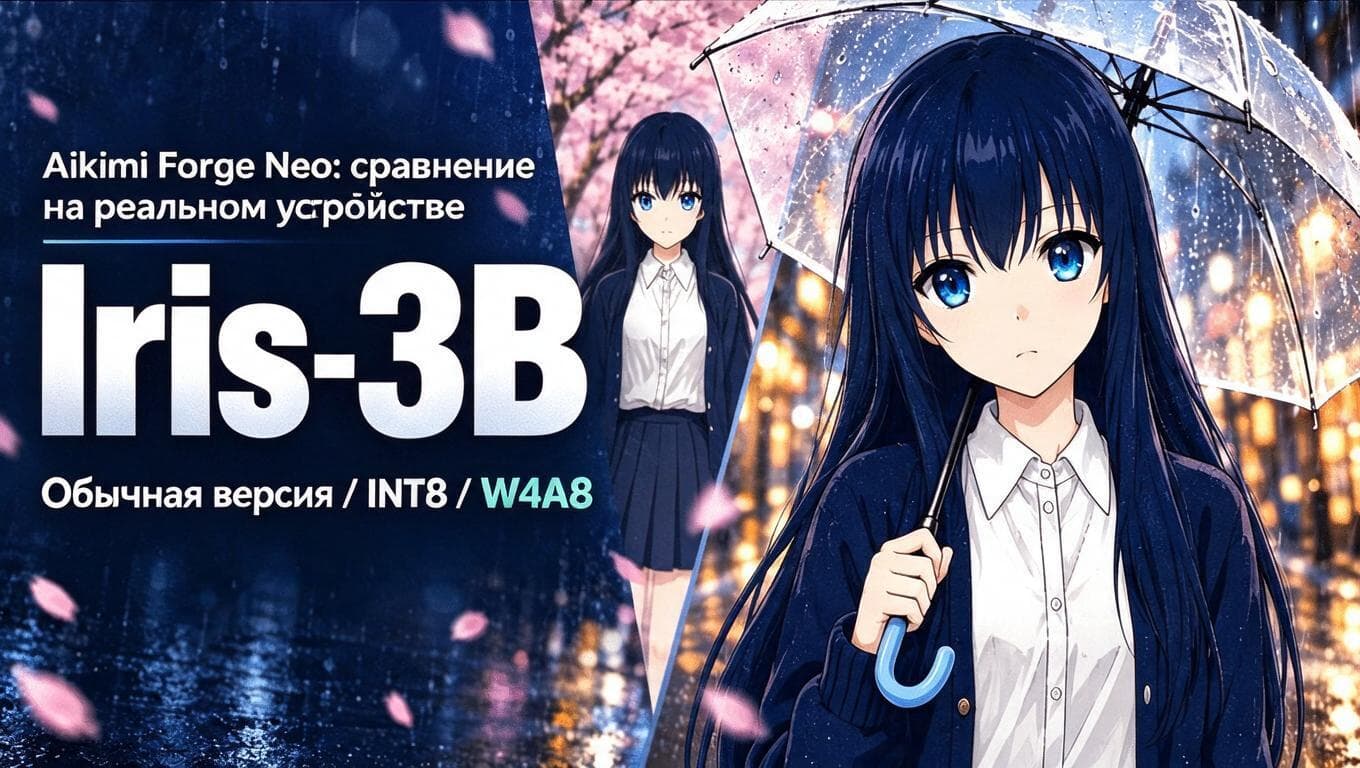 Iris-3B добавили в Forge Neo