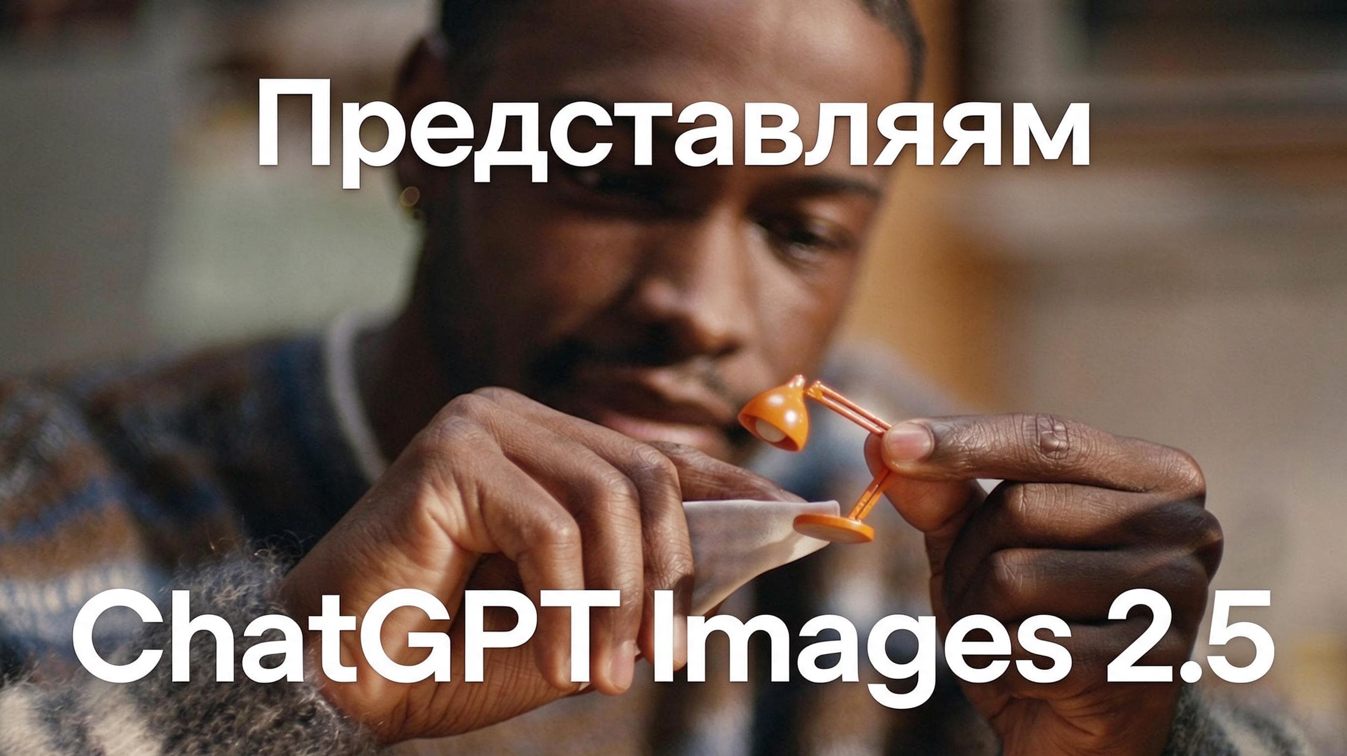 Титульный кадр с надписью ChatGPT Images 2.5, связанный с разбором возможностей и точечных правок новой версии.