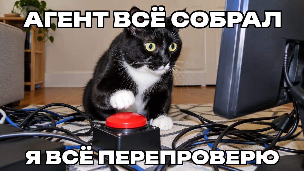 Мем: Агент всё собрал / Я всё перепроверю