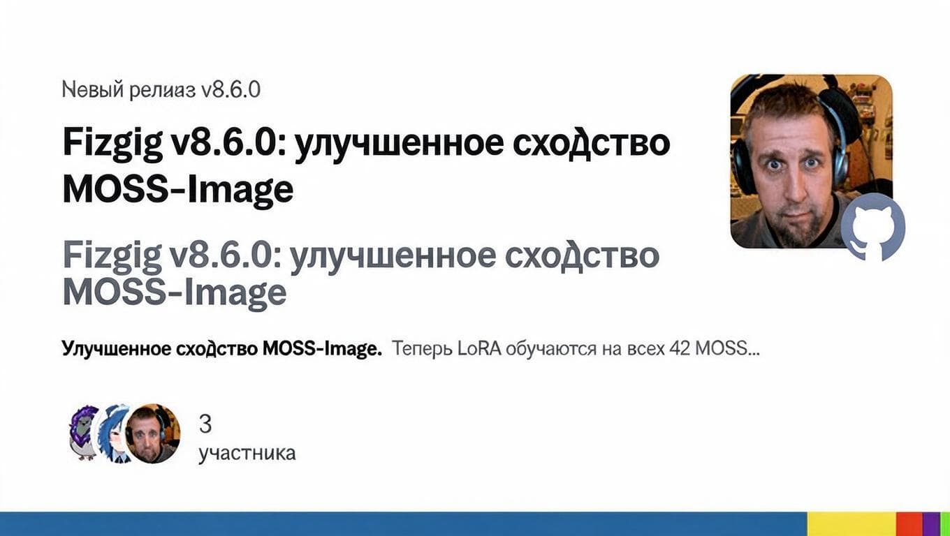 Разработчик выпустил Fizgig 8.6: LoRA обучаются до 70 эпох