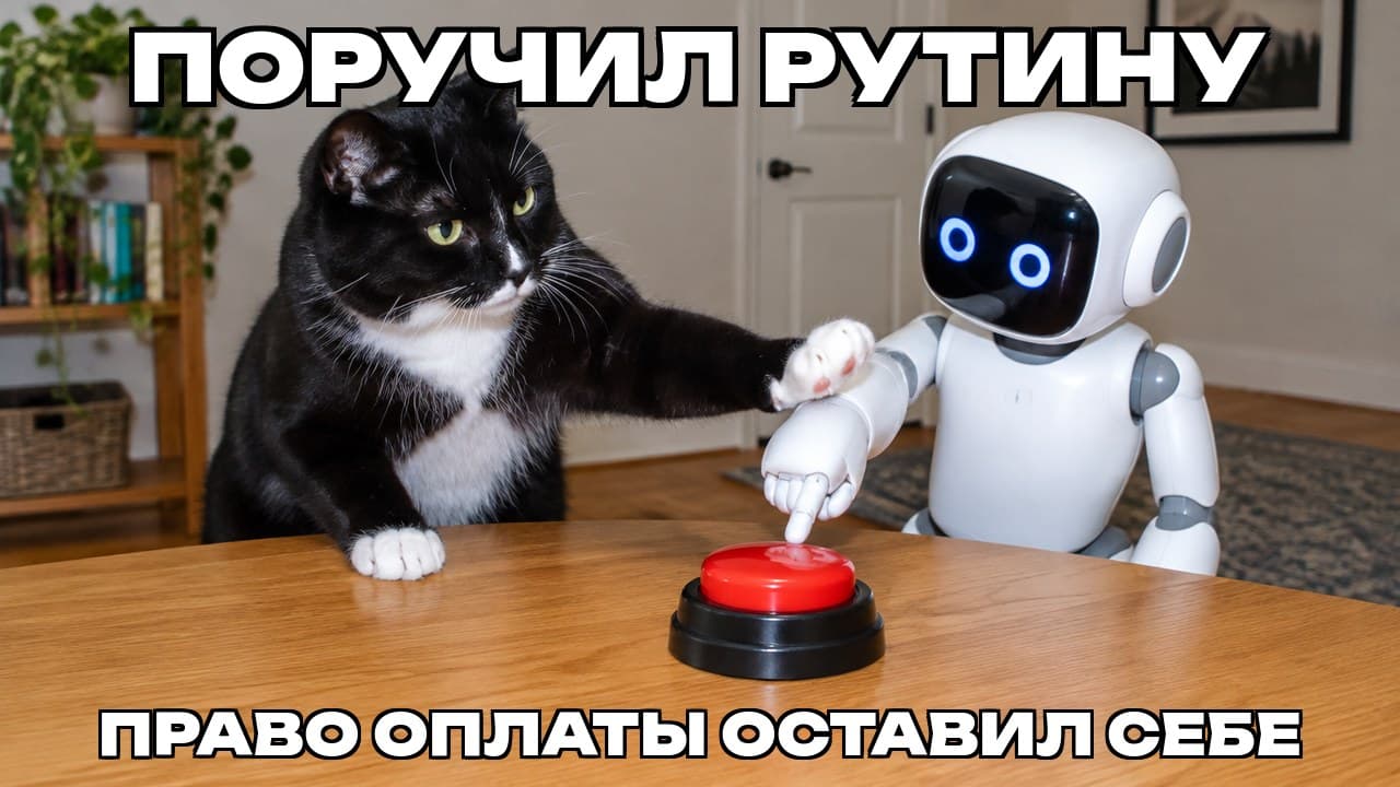 Мем: Поручил рутину / Право оплаты оставил себе