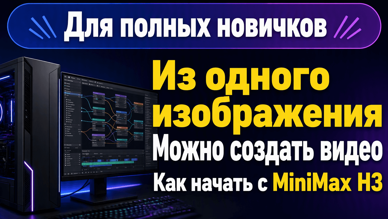 ComfyUI оживляет картинку через MiniMax H3