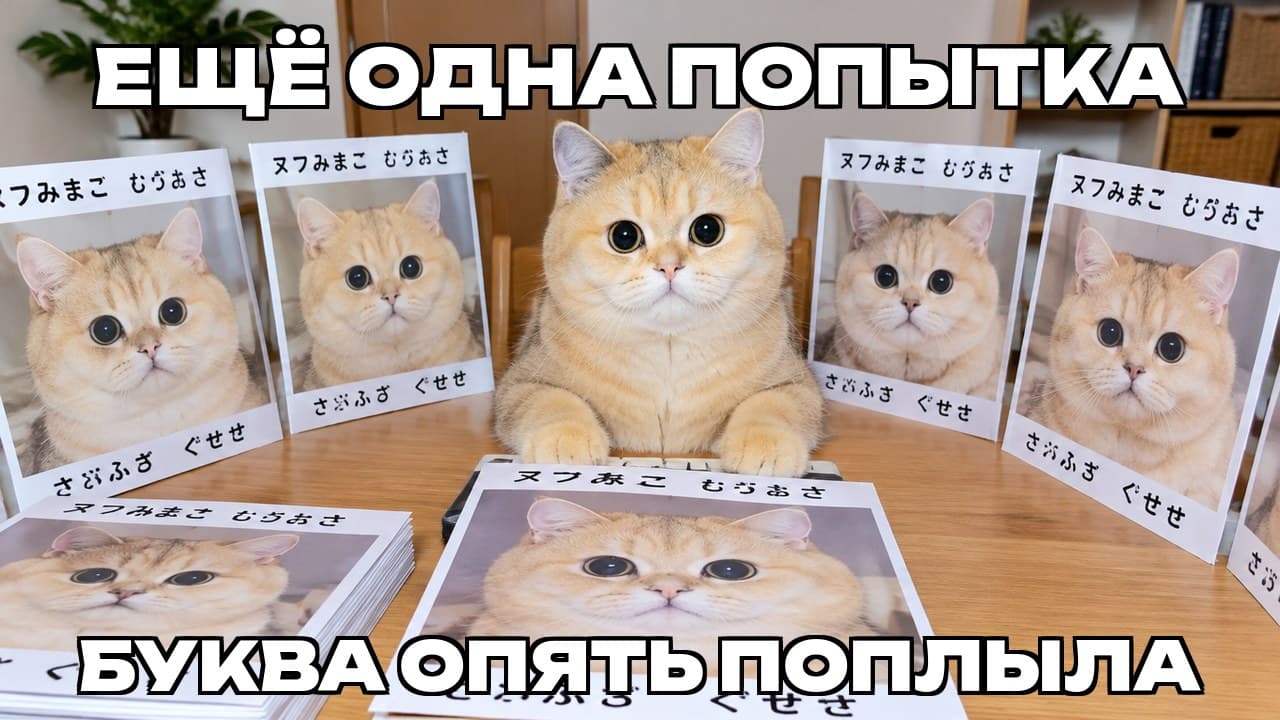 Мем: Ещё одна попытка / Буква опять поплыла