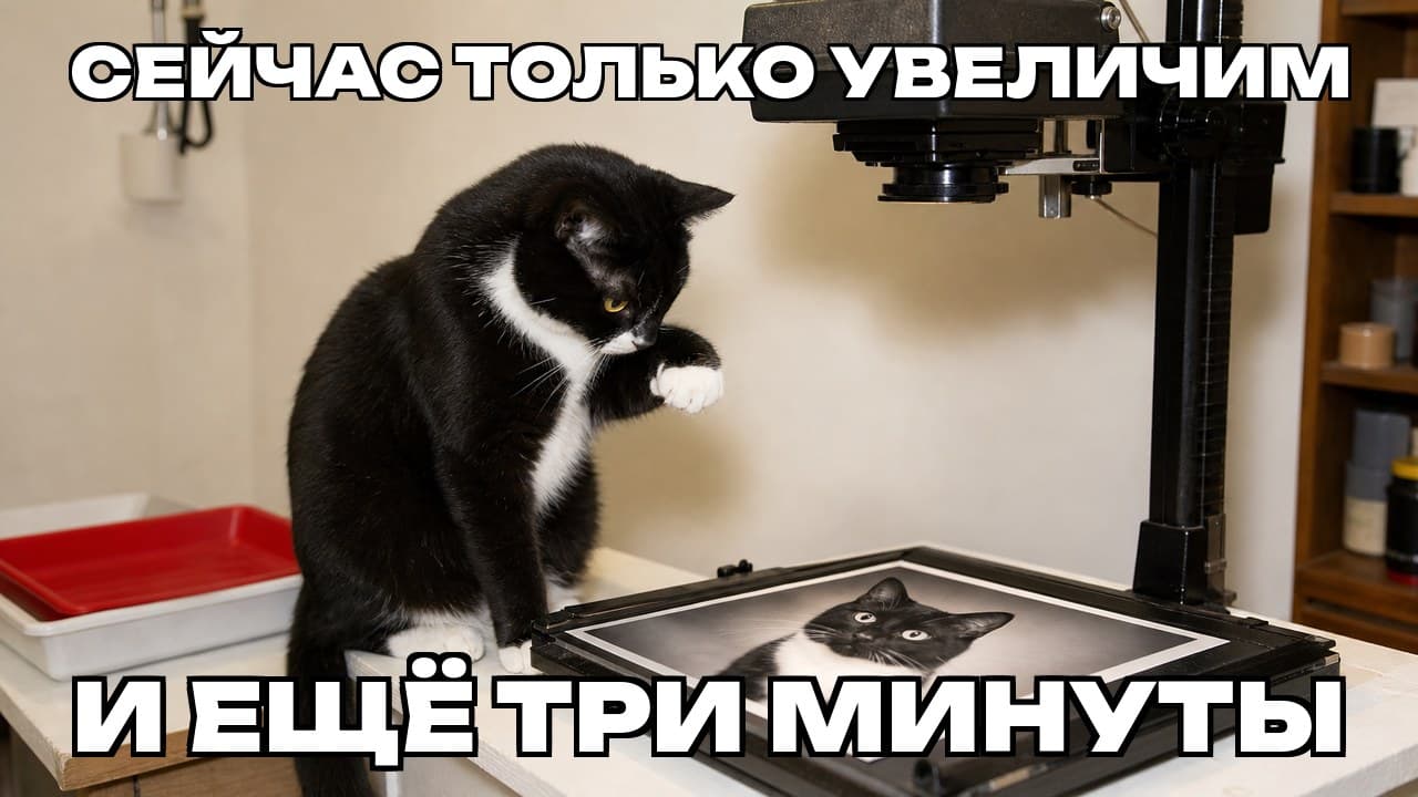 Мем: Сейчас только увеличим / И ещё три минуты