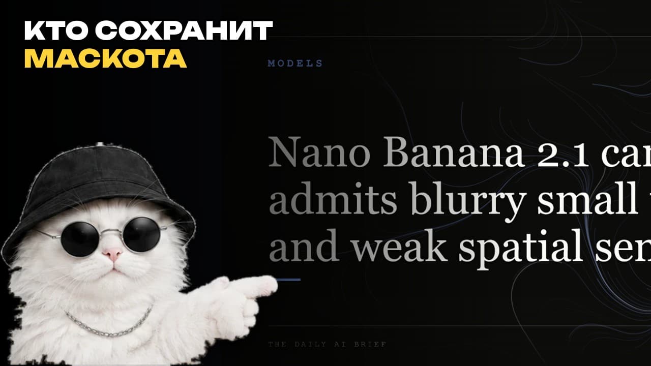 Nano Banana 2.1 и ChatGPT: как выбрать модель для схемы, маскота и еды