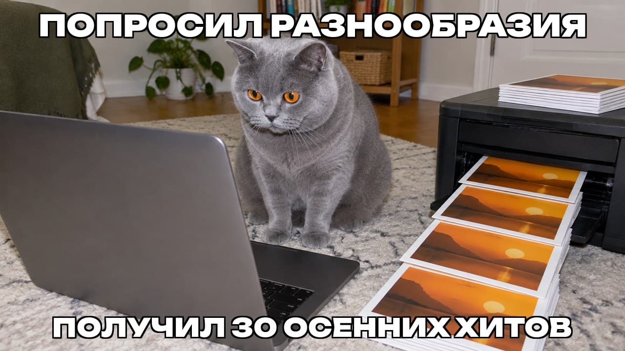 Мем: Попросил разнообразия / Получил 30 осенних хитов
