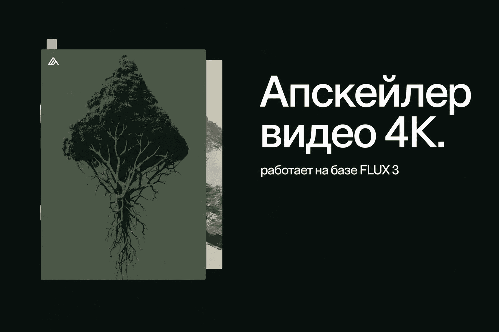 Промоизображение 4K Video Upscaler на базе FLUX 3, связанное с обновлением FLUX Video Upscale.