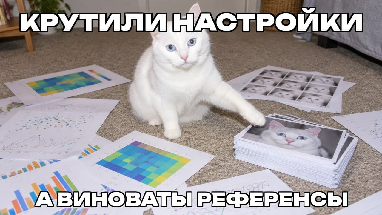 Мем: Крутили настройки / А виноваты референсы