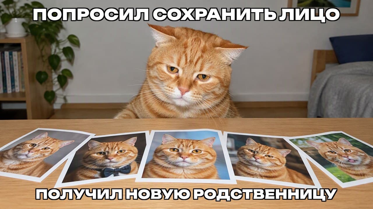 Мем: Попросил сохранить лицо / Получил новую родственницу