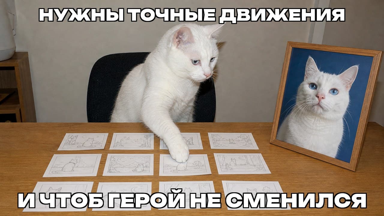Мем: Нужны точные движения / И чтоб герой не сменился