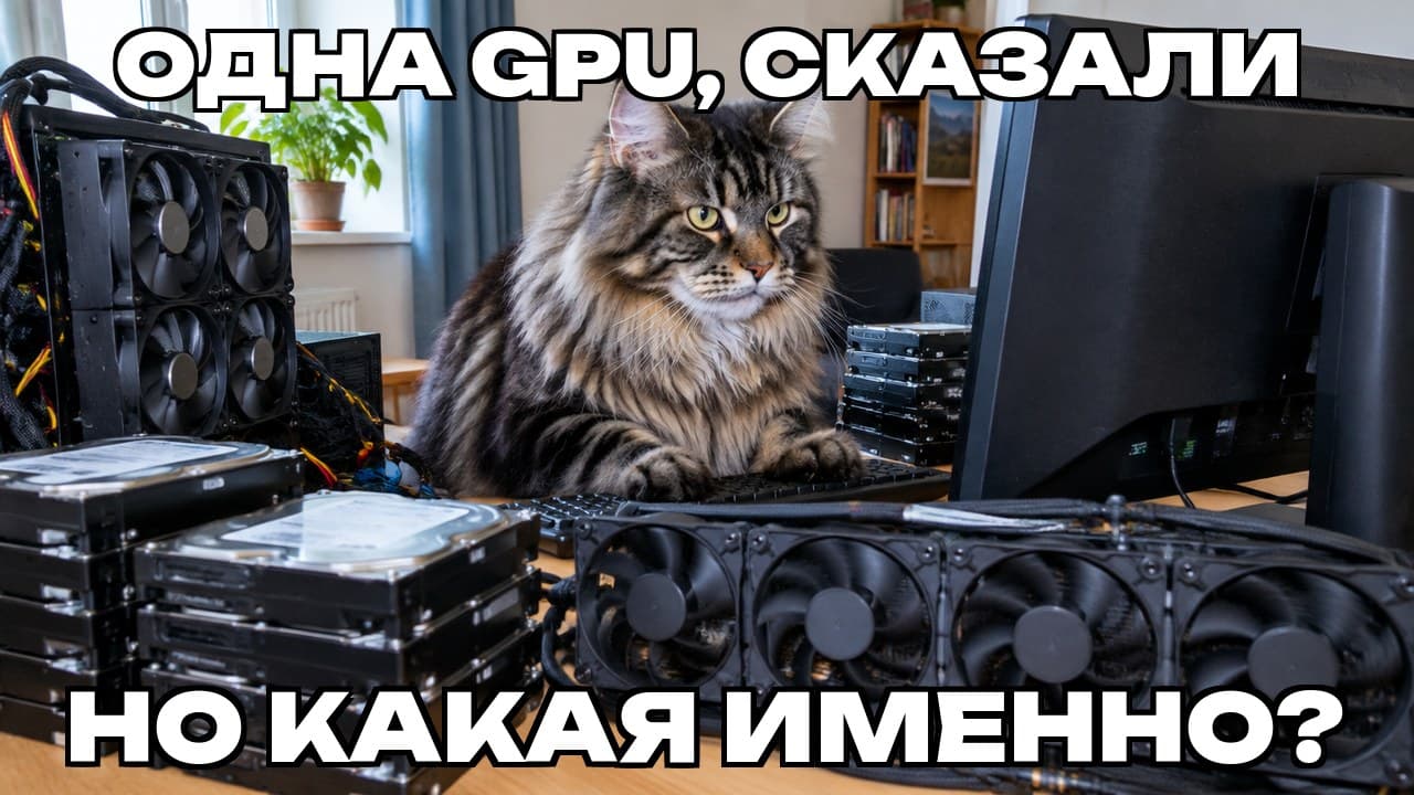 Мем: Одна GPU, сказали / Но какая именно?