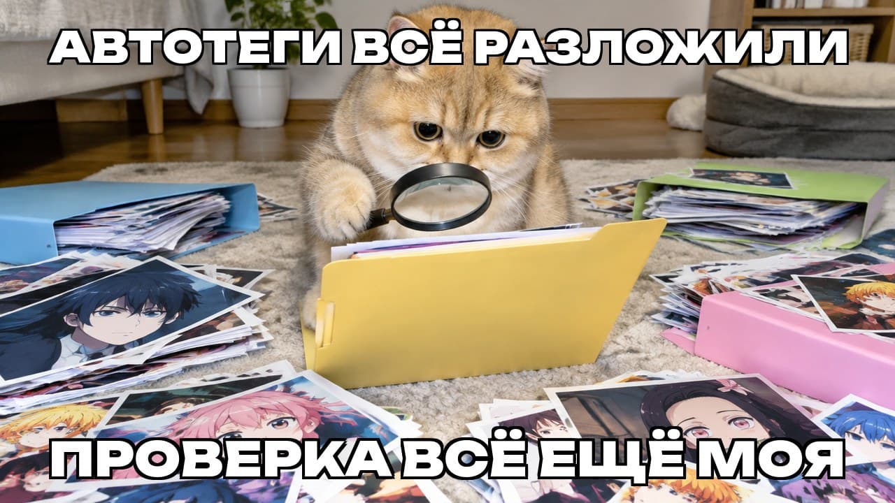 Мем: Автотеги всё разложили / Проверка всё ещё моя