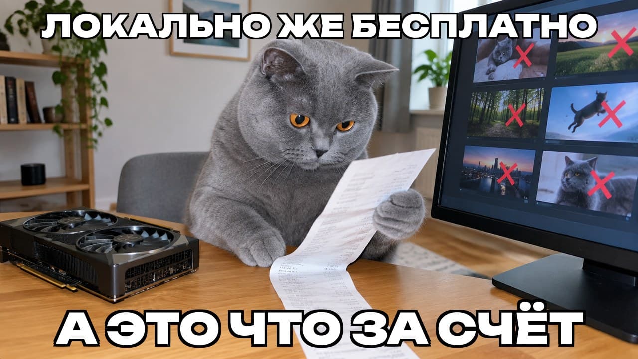 Мем: Локально же бесплатно / А это что за счёт