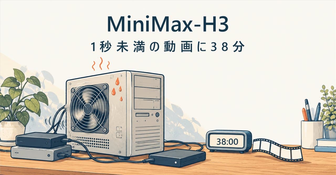 MiniMax-H3 тратит 38 минут на видео короче секунды