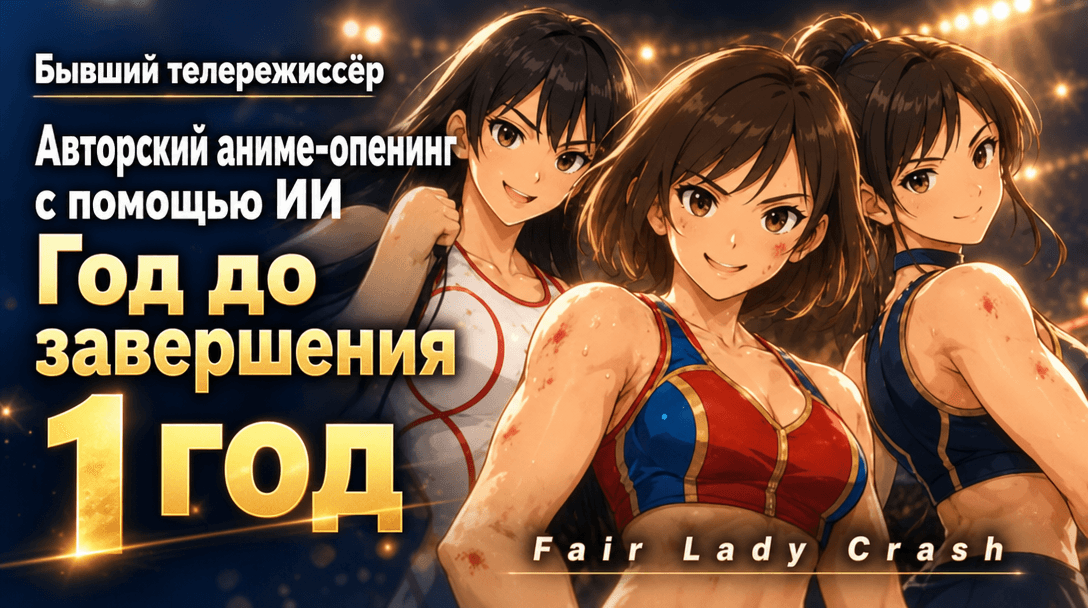 ИИ-опенинг для авторского аниме собирали почти год
