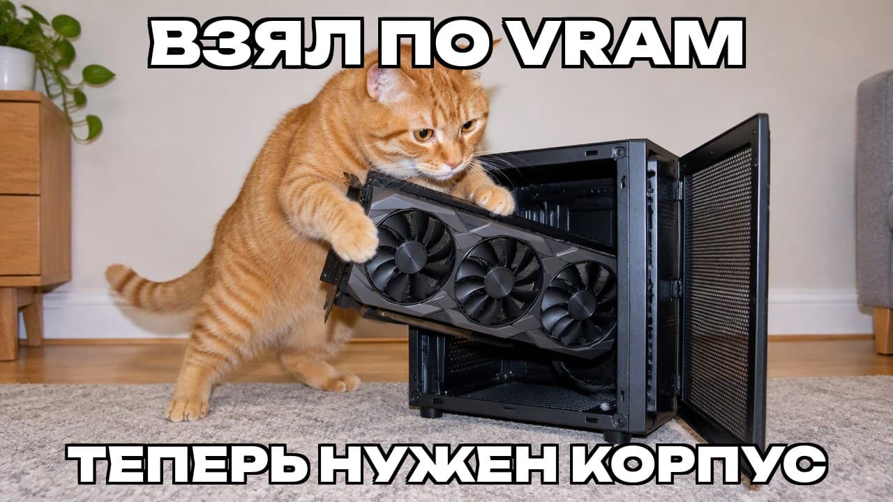Мем: Взял по VRAM / Теперь нужен корпус