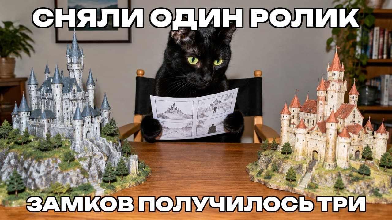 Мем: Сняли один ролик / Замков получилось три