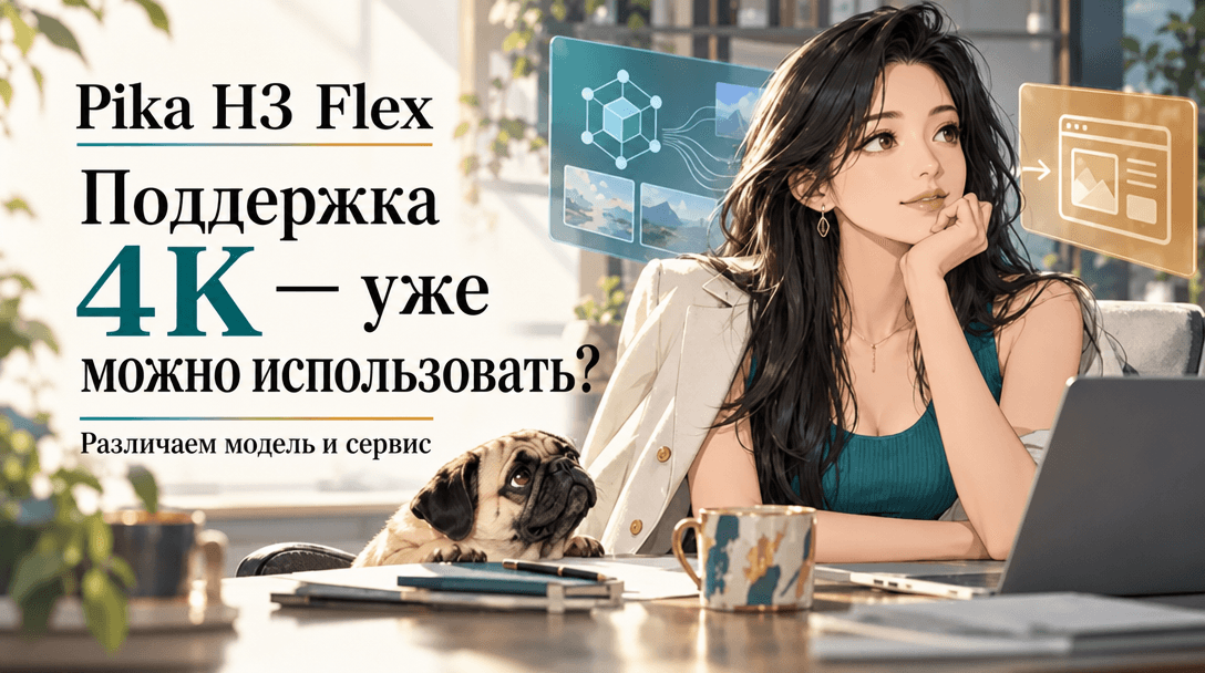 Pika H3 Flex обещает вывод видео до 4K через апскейл