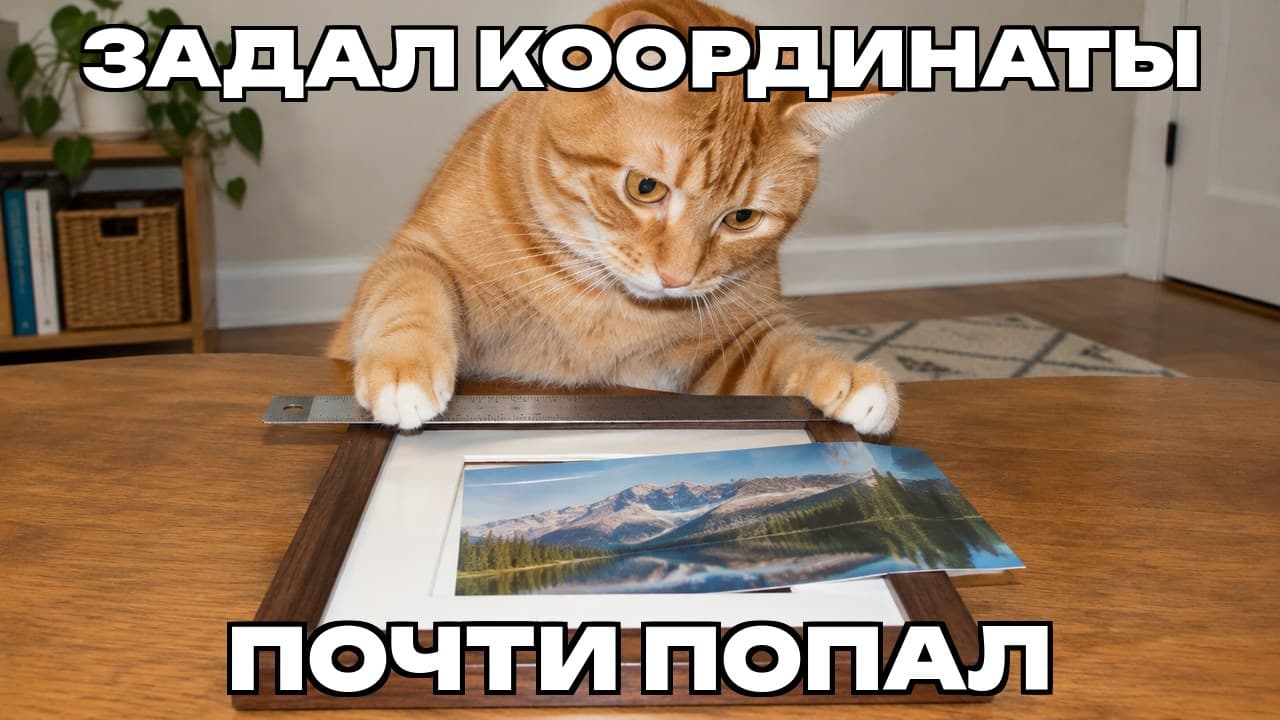 Мем: Задал координаты / Почти попал