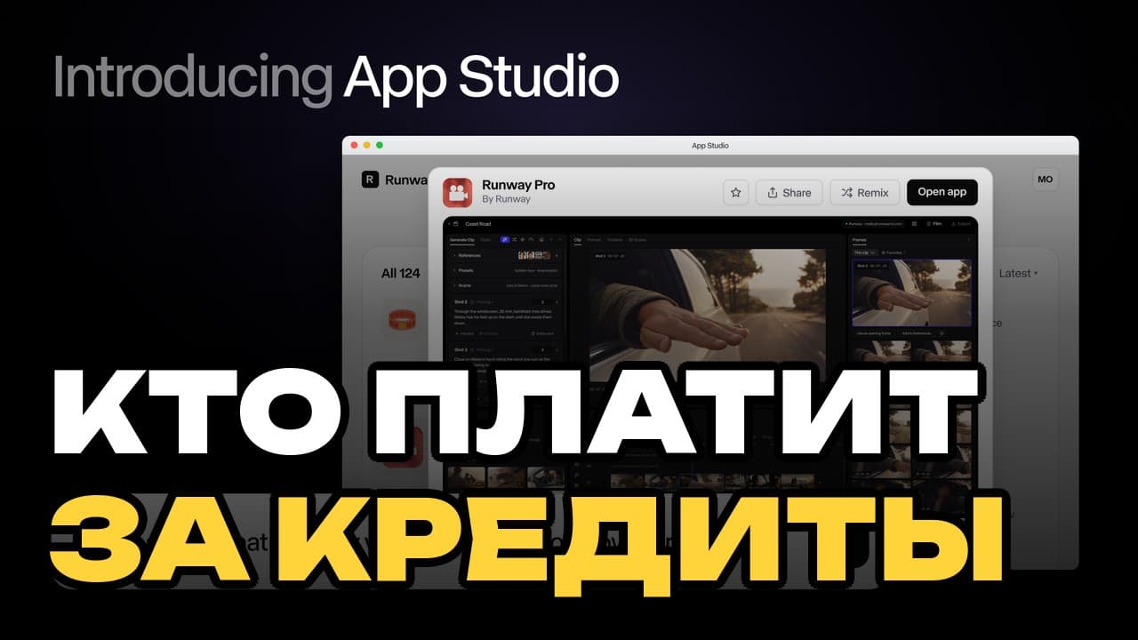 Runway App Studio: три строки покажут, какой заказ превратить в приложение
