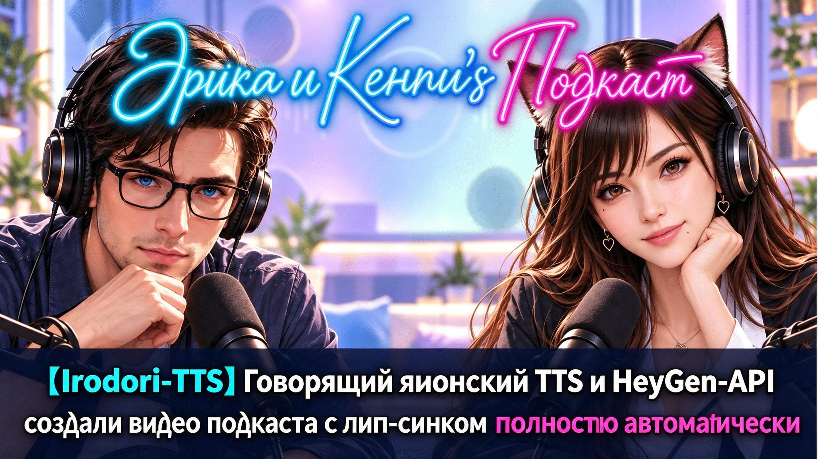 Подкаст без ручного липсинка