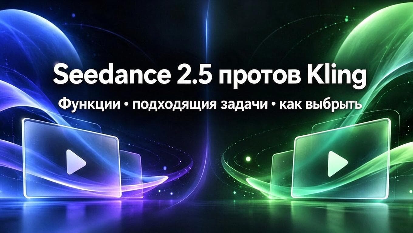 Seedance и Kling поделили задачи