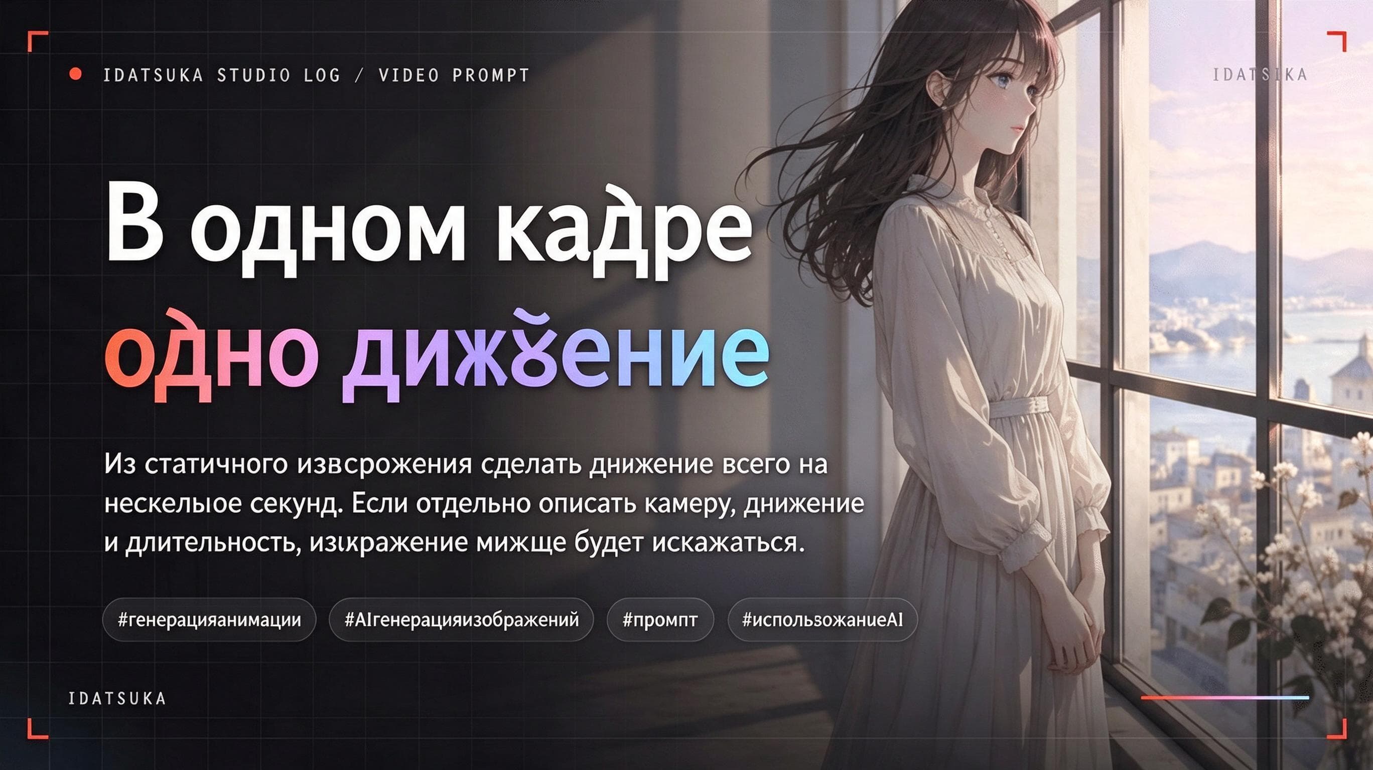 Один кадр — одно движение