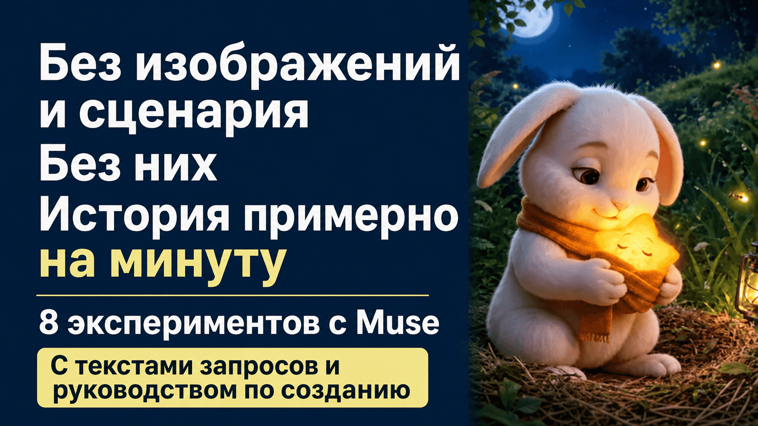Muse собрала историю примерно на минуту без сценария и изображений