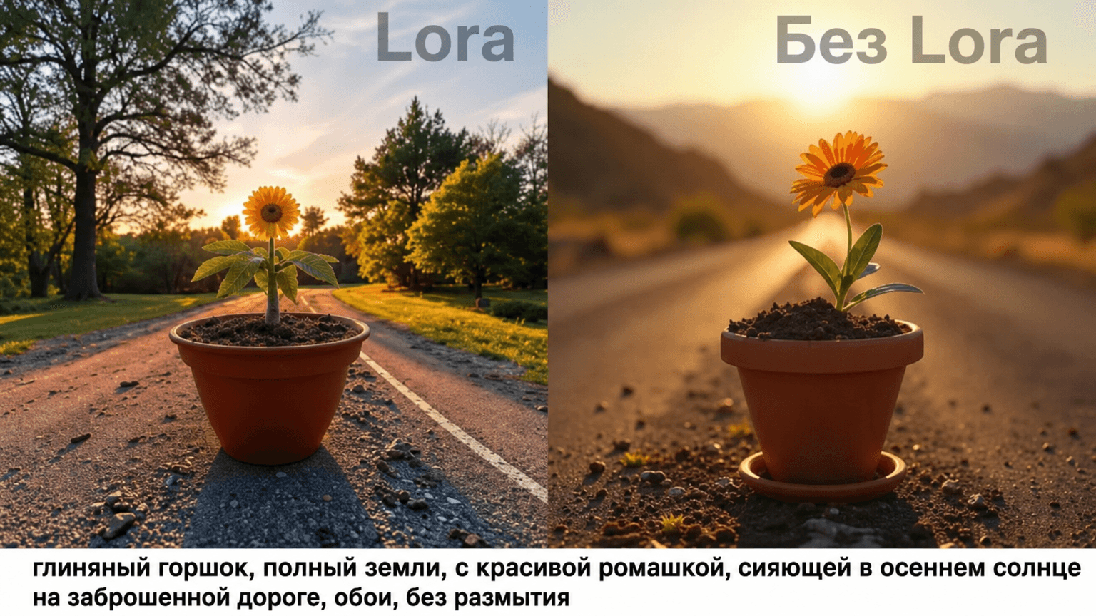 MOSS Sharpness LoRA управляет резкостью с весом от −1 до 1