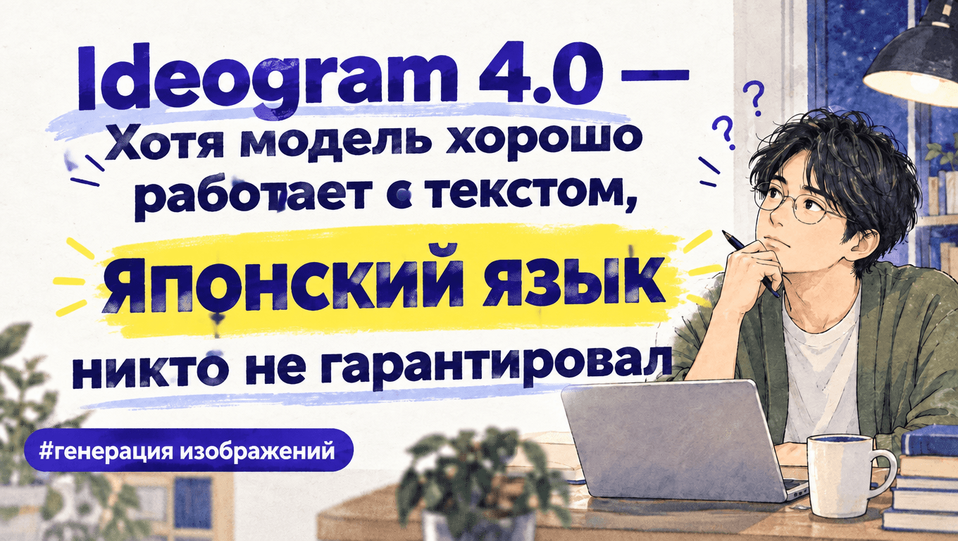 Тест Ideogram 4.0 автор note предлагает провести с 10 японскими надписями