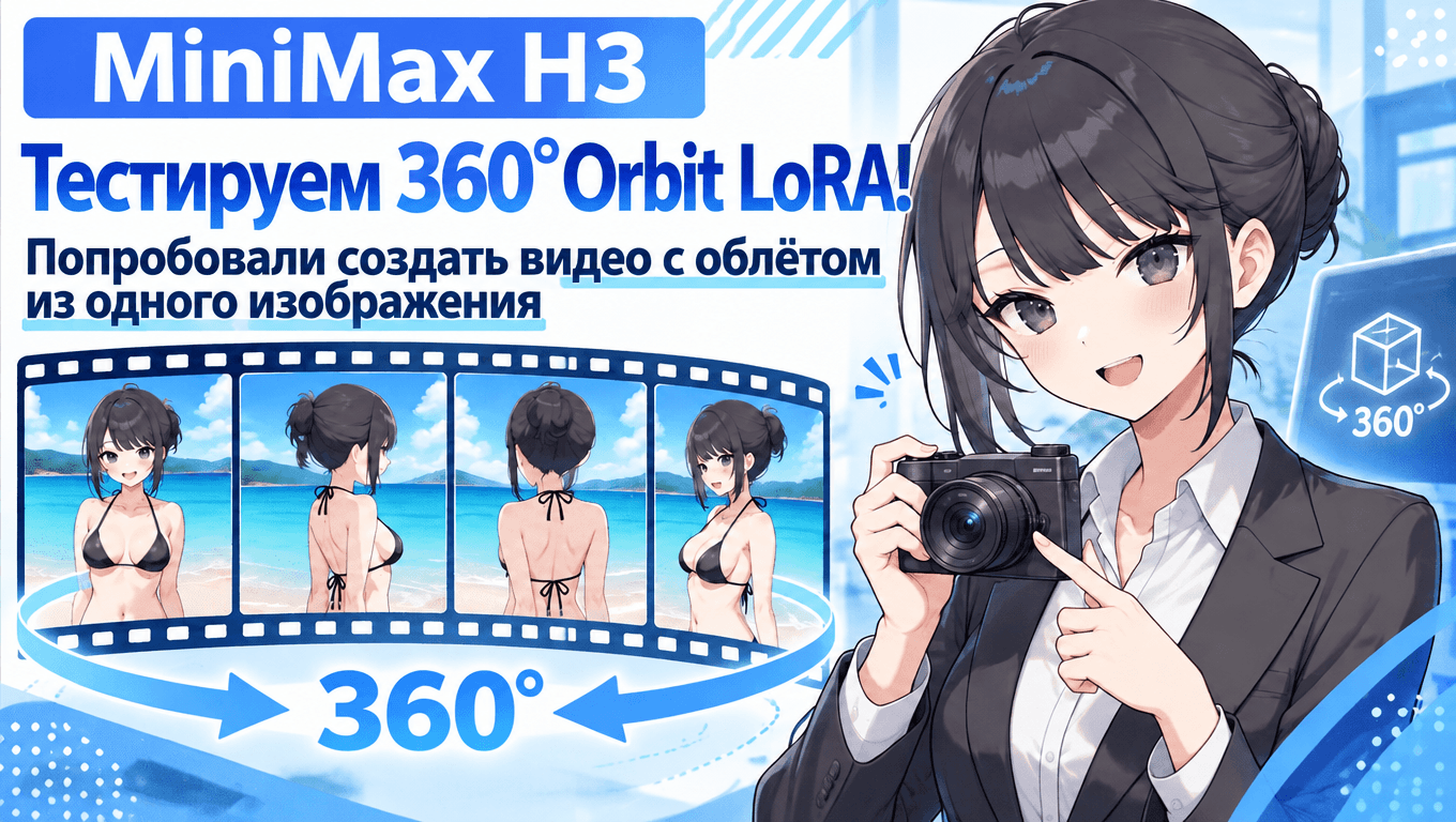 Orbit LoRA прокрутила персонажа дважды