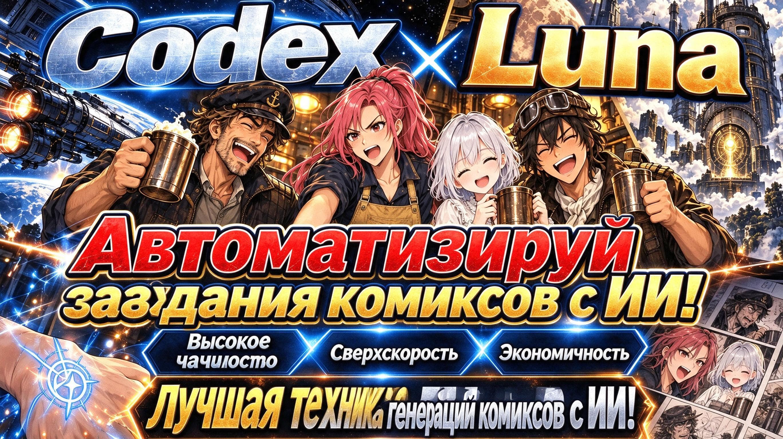 Манга на конвейере