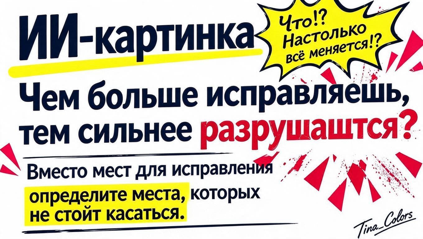 Автор объяснил, как править ИИ-картинки после появления третьей ноги