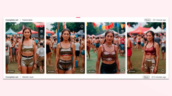 Генерация по шаблону Fashionable. Источник: app.apob.ai