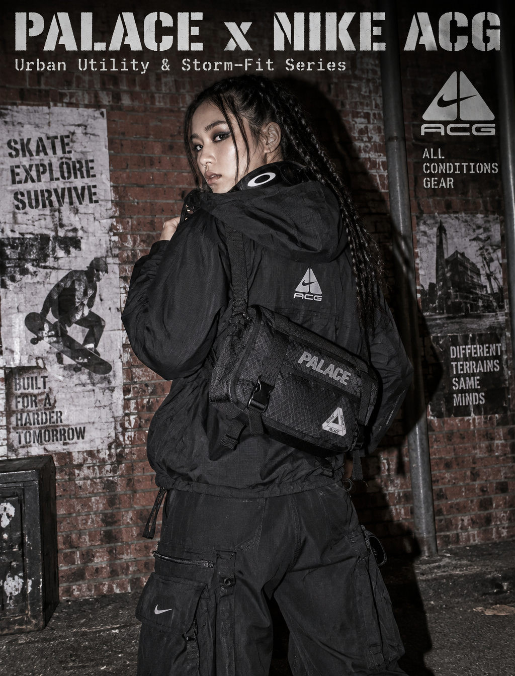Пример: Бунтарский скейт-постер Nike ACG