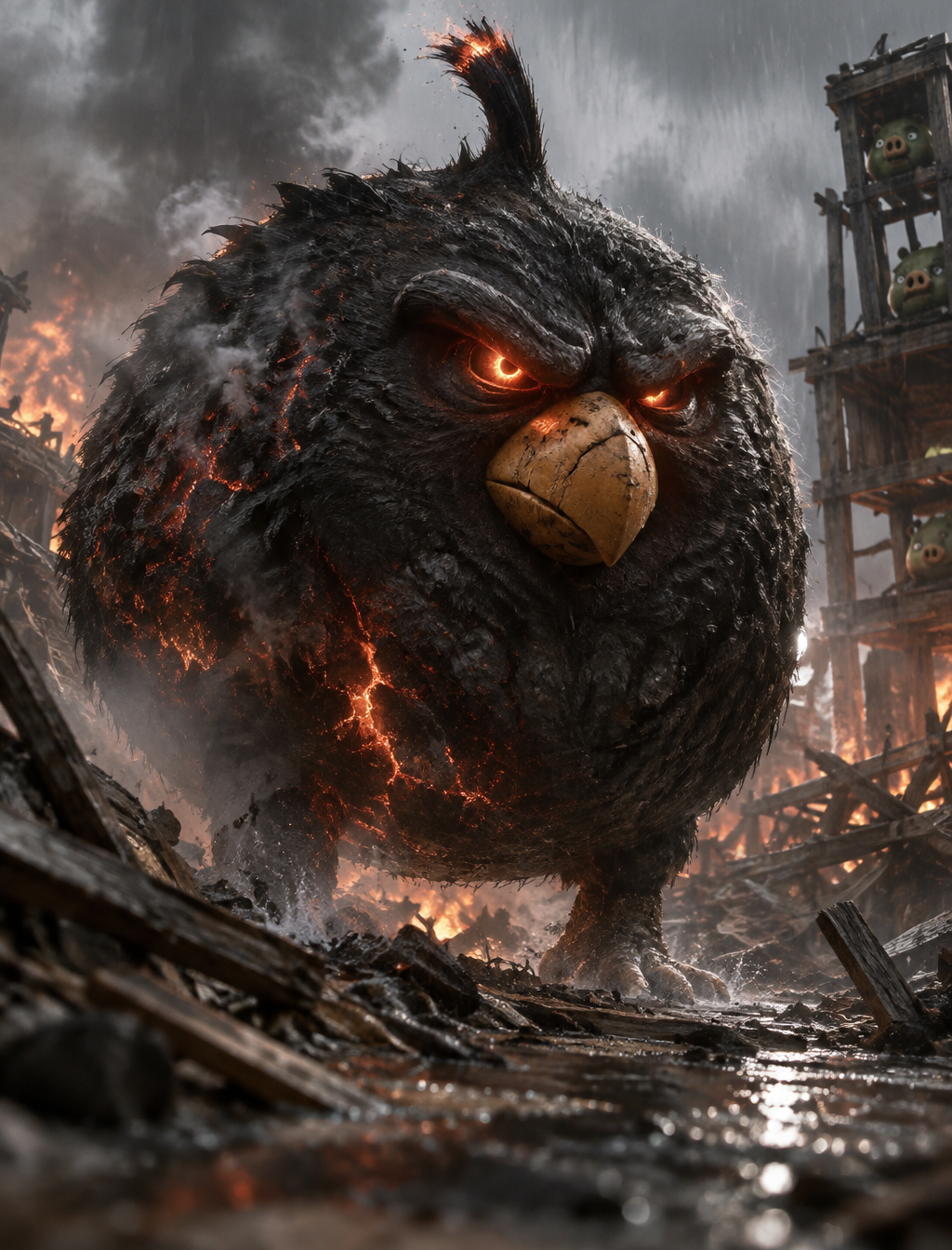 Пример: Ультрареалистичный бомб из angry birds